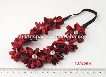 Newest High-ranking infant eyelet diamond flower headband