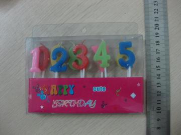 Numeral Number Birthday Cake Candle