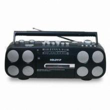 Portable Radio Cassette Recorder Player with USB port
