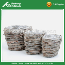 Handmade cheap white bark decorative plant stand