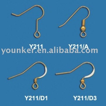 Metal earring hook