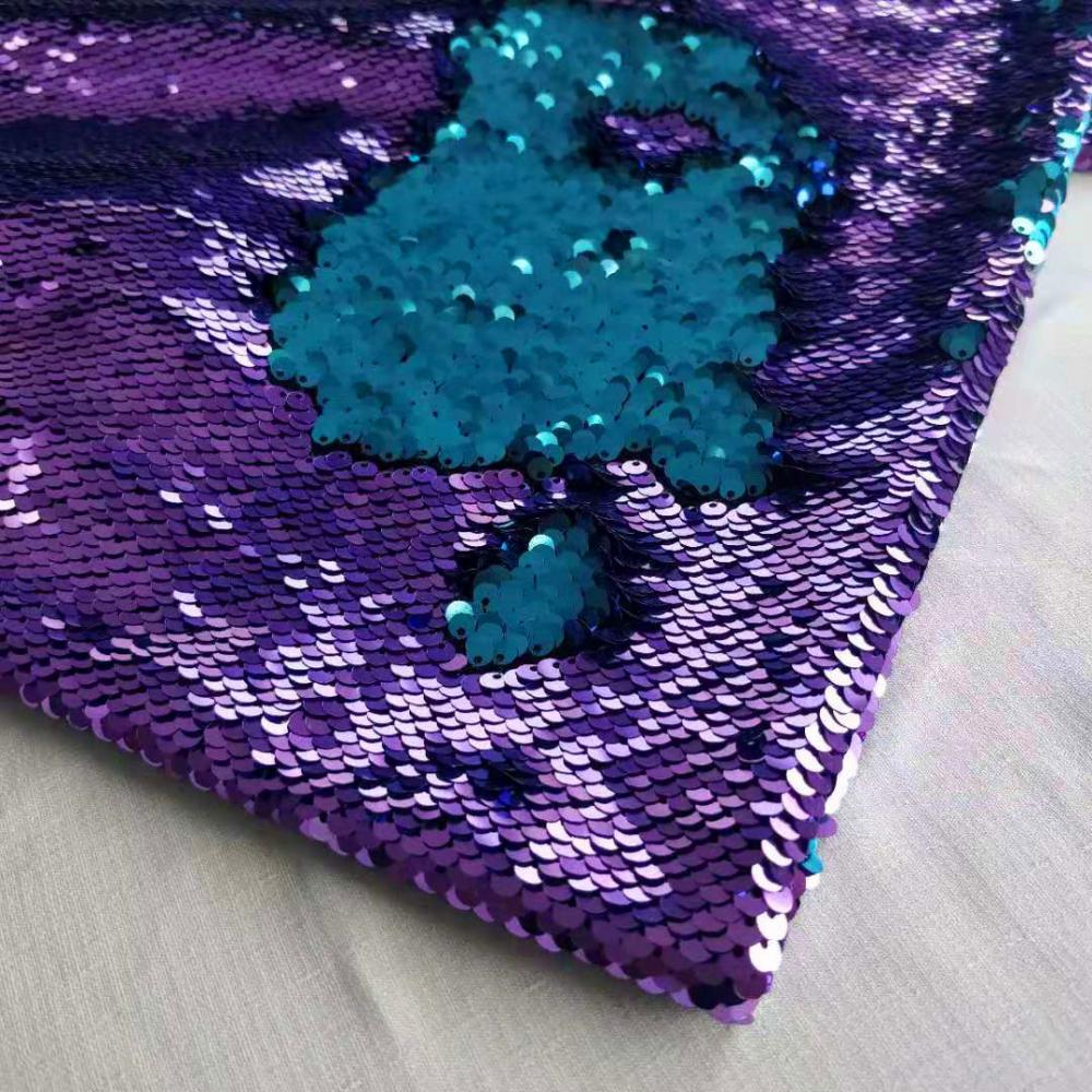 Broderie pailletée brillante pour robe femme