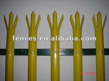 'D' Shape Palisade Fencing/Vinyl Coated Welded Wire Fence