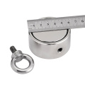 F200*2 Strong Neodymium Pot Magnet With Eyebolt For Fishing