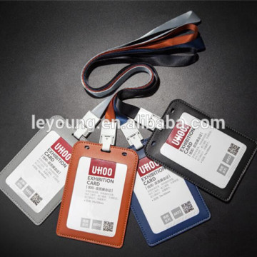 Genuine Leather ID Card Holder Business Card Case