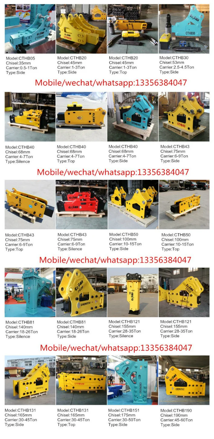 Wheel Loader Hydraulic Breaker Hammer for Concrete