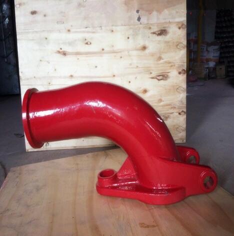 Putzmeister Concrete pump parts flap elbow