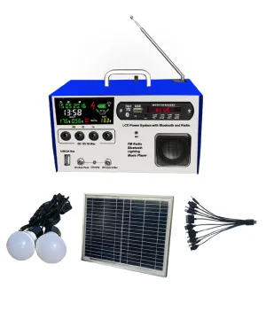 DC portable LCD Solar Light Kits