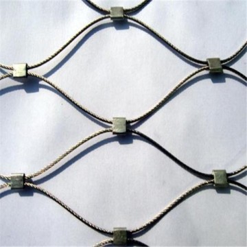 Zoo Mesh Fencing Mesh Animal Enclosure / Zoo Mesh Bird Netting