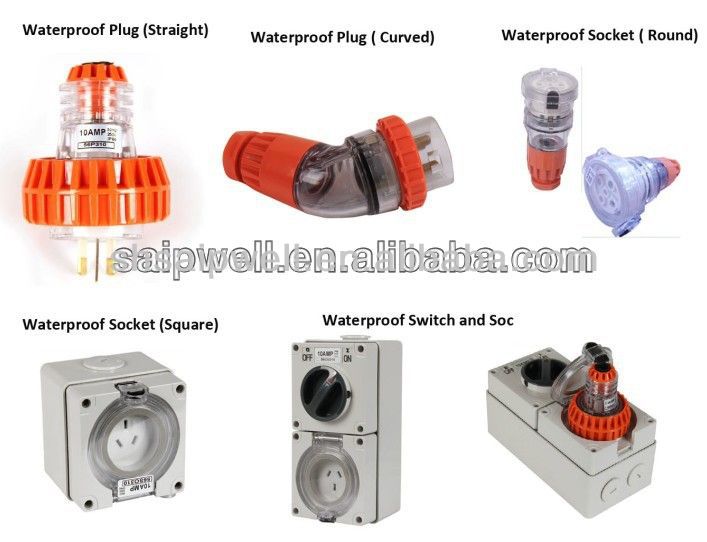 SP-56 series 250 amp industrial plug 56SO315 IP66 250V 3 Pin 15A Industrial plug and socket