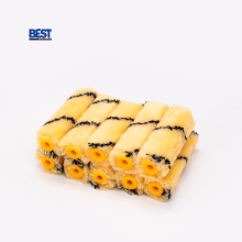 China-Made Yellow 4 Inch Smooth Paint Roller Brush