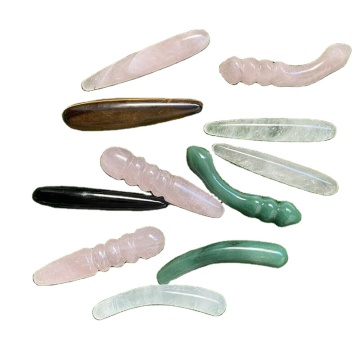 Natural Penis Jade Crystal Massage Stick Wholesale