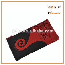 cheap zippered fashion stationary envelope thin flat pencil case