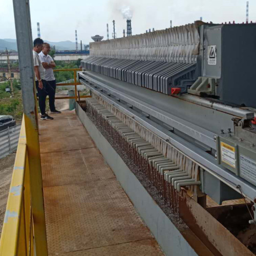 Round High Pressure Filter Press for sludge dewatering