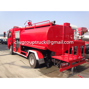 DONGFENG Duolika 5CBM água tanque caminhão de bombeiros