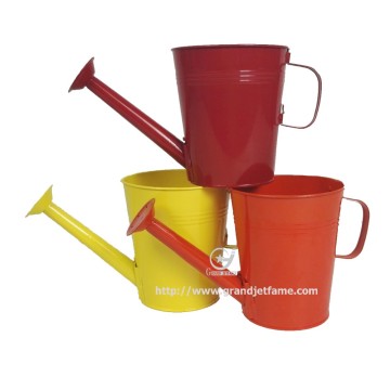 watering can flower pot cheap metal watering can flower pot