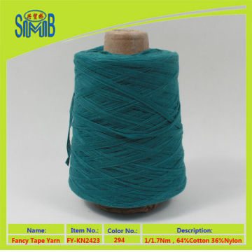 shanghai yarn factory wholesale cotton dyed cone yarn for sweater