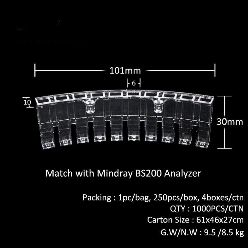 Laboratory Mindray Micro Cuvette for Plastic BS200 BS120 BS230 BS300