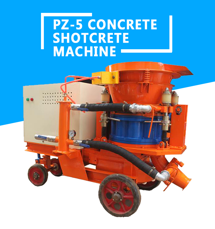 Concrete shotcrete machine new type concrete spraying machine for tunnel construction