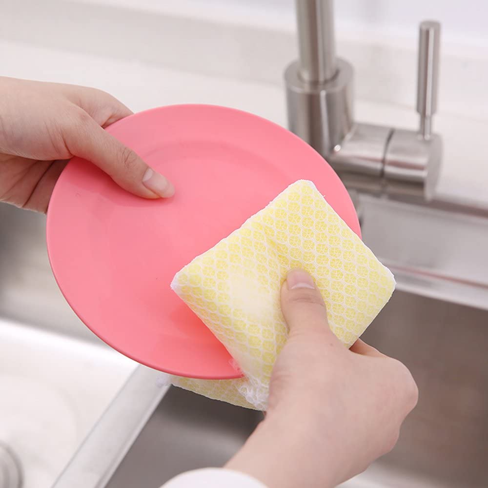 New Style Tableware Clean Kitchen Mesh Sponge