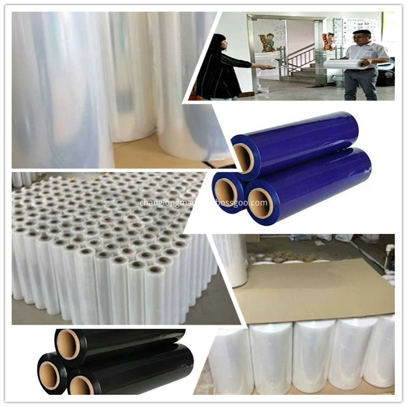 Pe Cling Film Making Extruder Machine For Sale