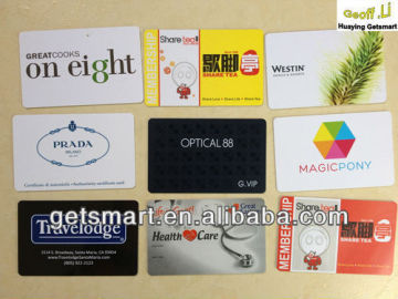 Huaqiang Getsmart PVC Hot selling plastic membership card manufacturer