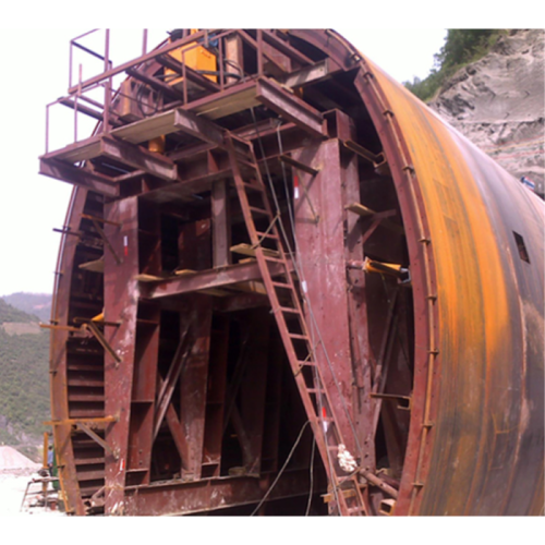 Trolley de túnel hidráulico para la construcción de carreteras