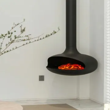 Modern Heating Steel Stove Fireplaces Wall Mounted Cast Iron European Hanging Firepalce