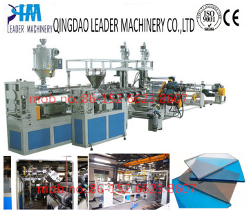 polycarbonate pc solid sheet extrusion line