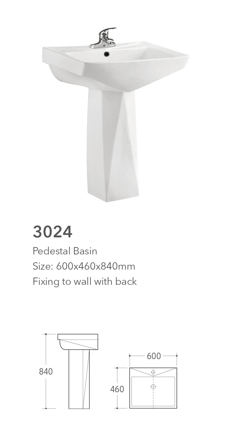3024 Pedestal Basin