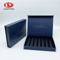 Navy Blue Leather Perfume Bottle Gift Box Packaging