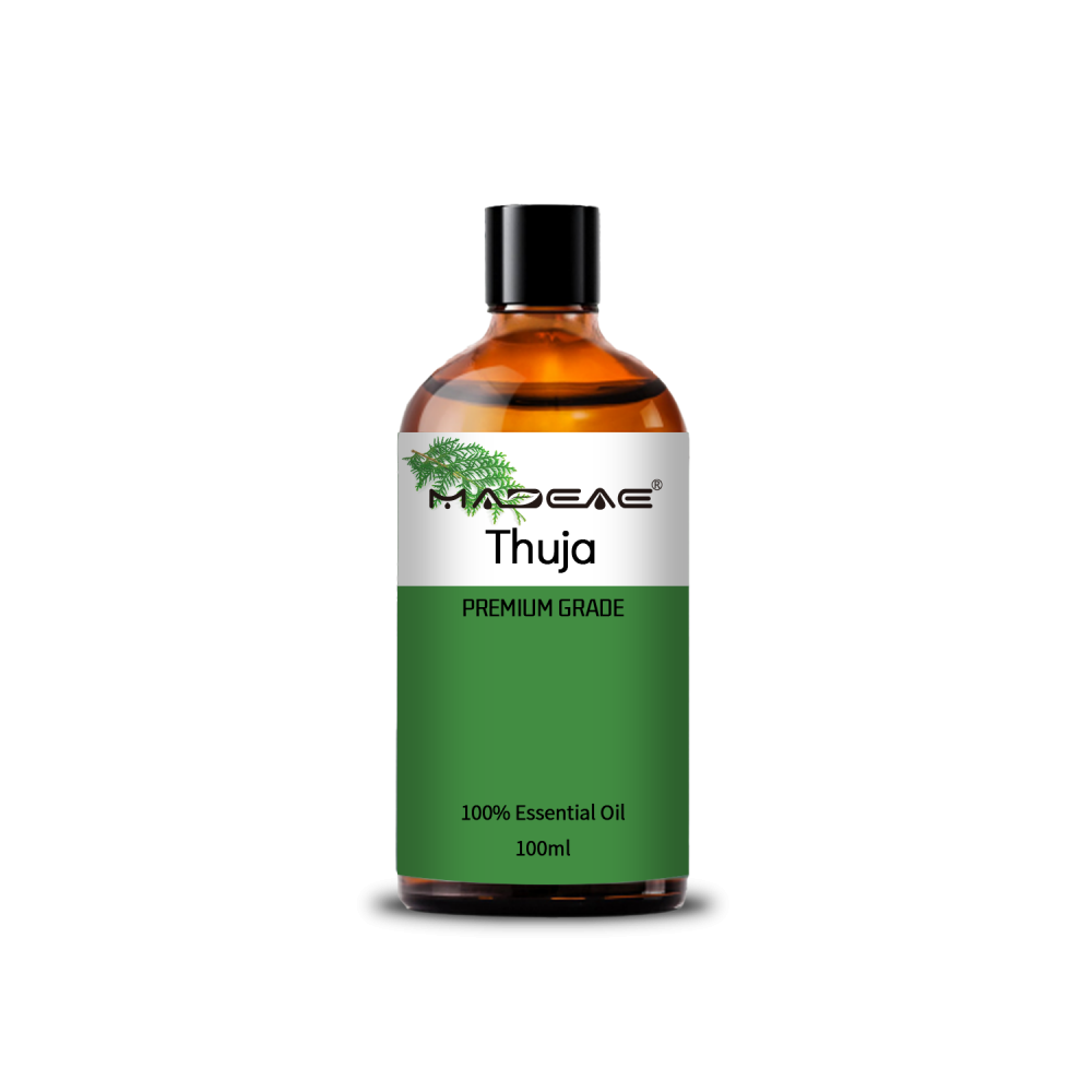 Huile essentielle de Thuja 100% pure pour les soins de la peau Aromathérapie nourrissante