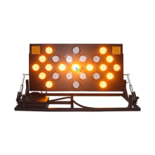 aluminum yellow flashing led traffic arrow sign board