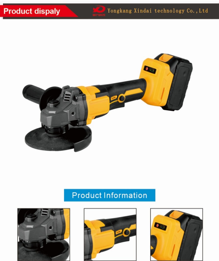 Yüksek Güçlü Açılı Taşlama Makinesi Angle Grinder with High Power