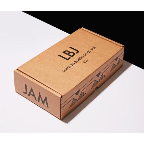 Small kraft retail packaging corrugated box