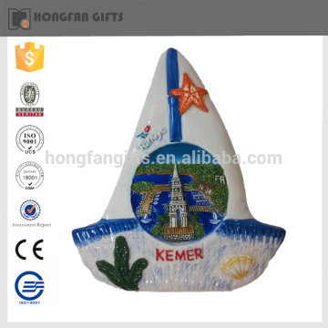 turkish cheap ceramic handicraft souvenirs in boat shape