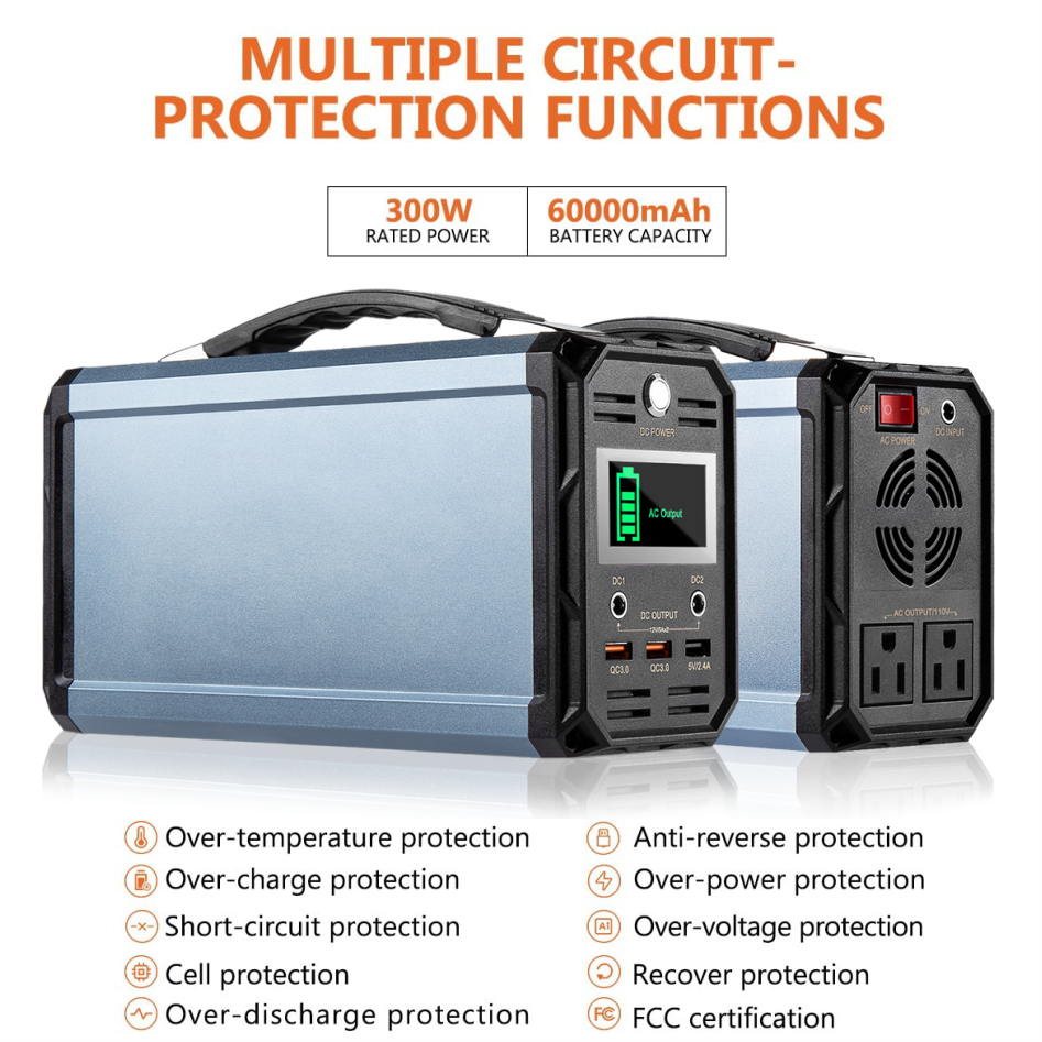 New arrival portable solar energy power box pure sine wave solar power system home electrical backup systems
