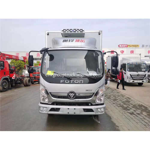 Foton 4x2 kecil trak van sejuk penyimpanan sejuk