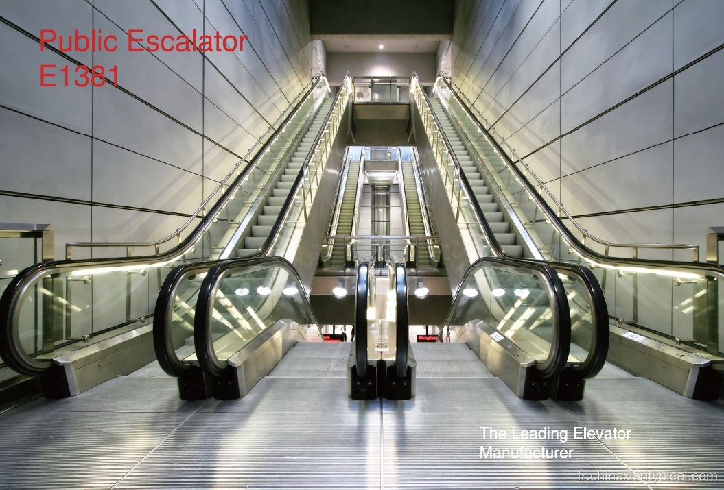 Convoyeur de passagers d&#39;escalator de 0,5 m / s