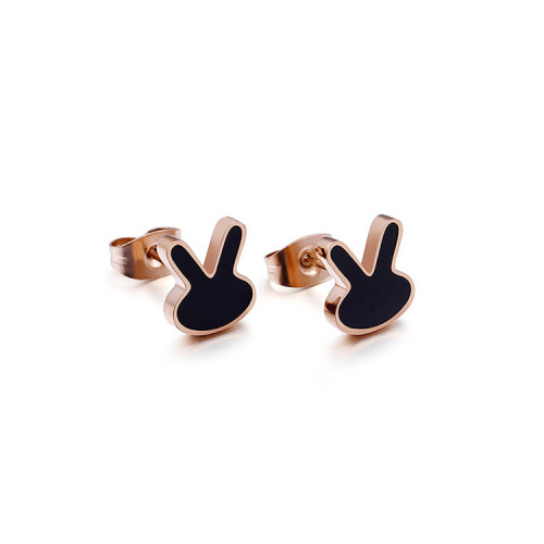 Fashion surgical stainless steel cute stud earrings