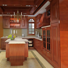 2015 New Design Wood-Like Classic 304 Stainless Steel Kitchen Cabinet