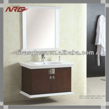 Bathroom cabinet glass
