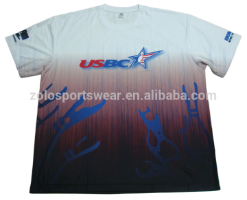 Custom Made Sublimated Men's Bowling Jerseys