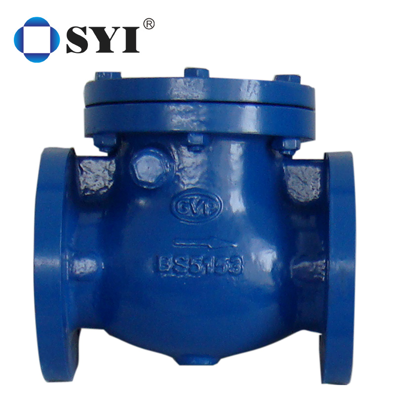 Swing check valve ductile iron anechoic check valve