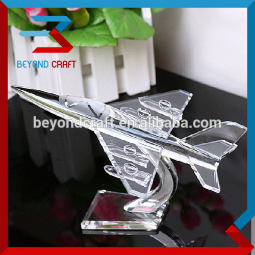 Customize 3D Design Crystal Airplane Model Crafts