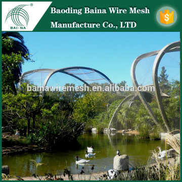 Stainless steel wire rope mesh for garden/netting stainless steel wire mesh/fence panel manufacture