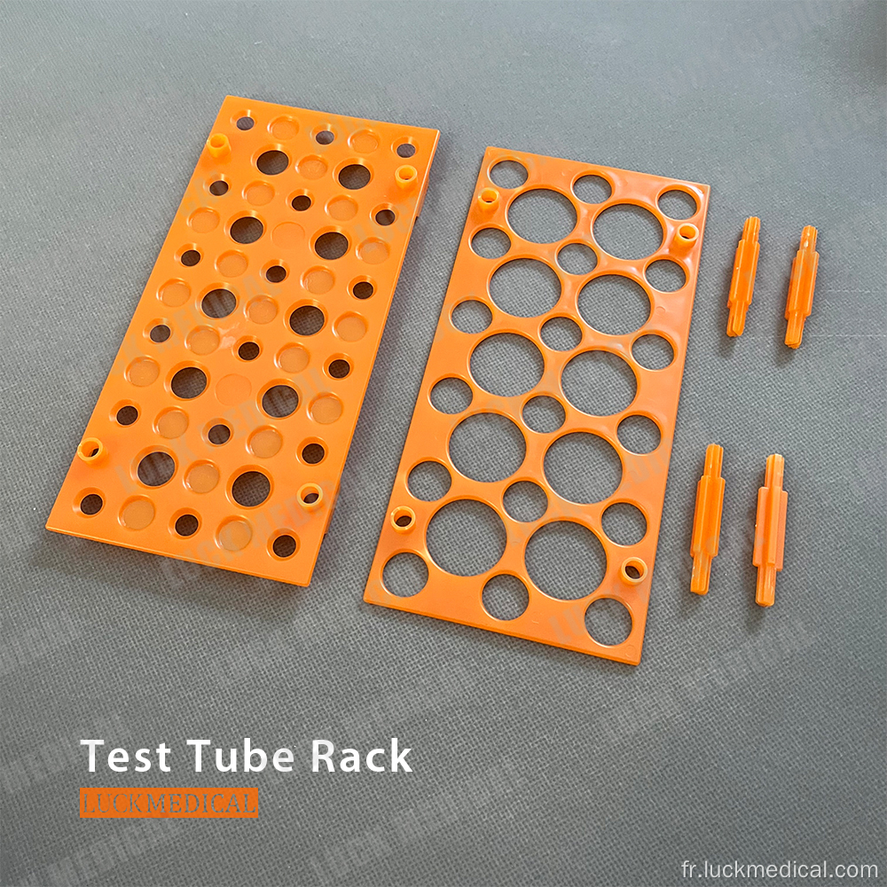 Appareil de rack de tubes à essai de laboratoire