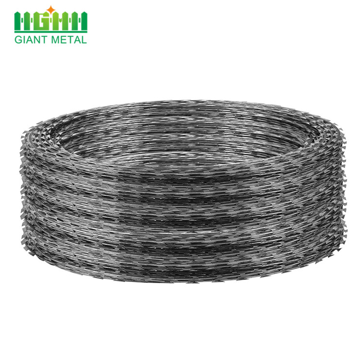 Low price concertina hot dipped galvanized razor barbed wire