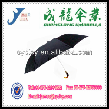 21''*8K Promotion Cheap Auto Open 2 Folding Umbrellas