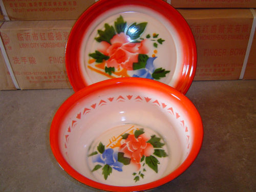 Enamelware wash basin